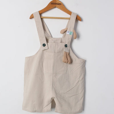 Stylish Beige Themed 2Pc Little Kids Dangri Set Dangri Set Iluvlittlepeople 
