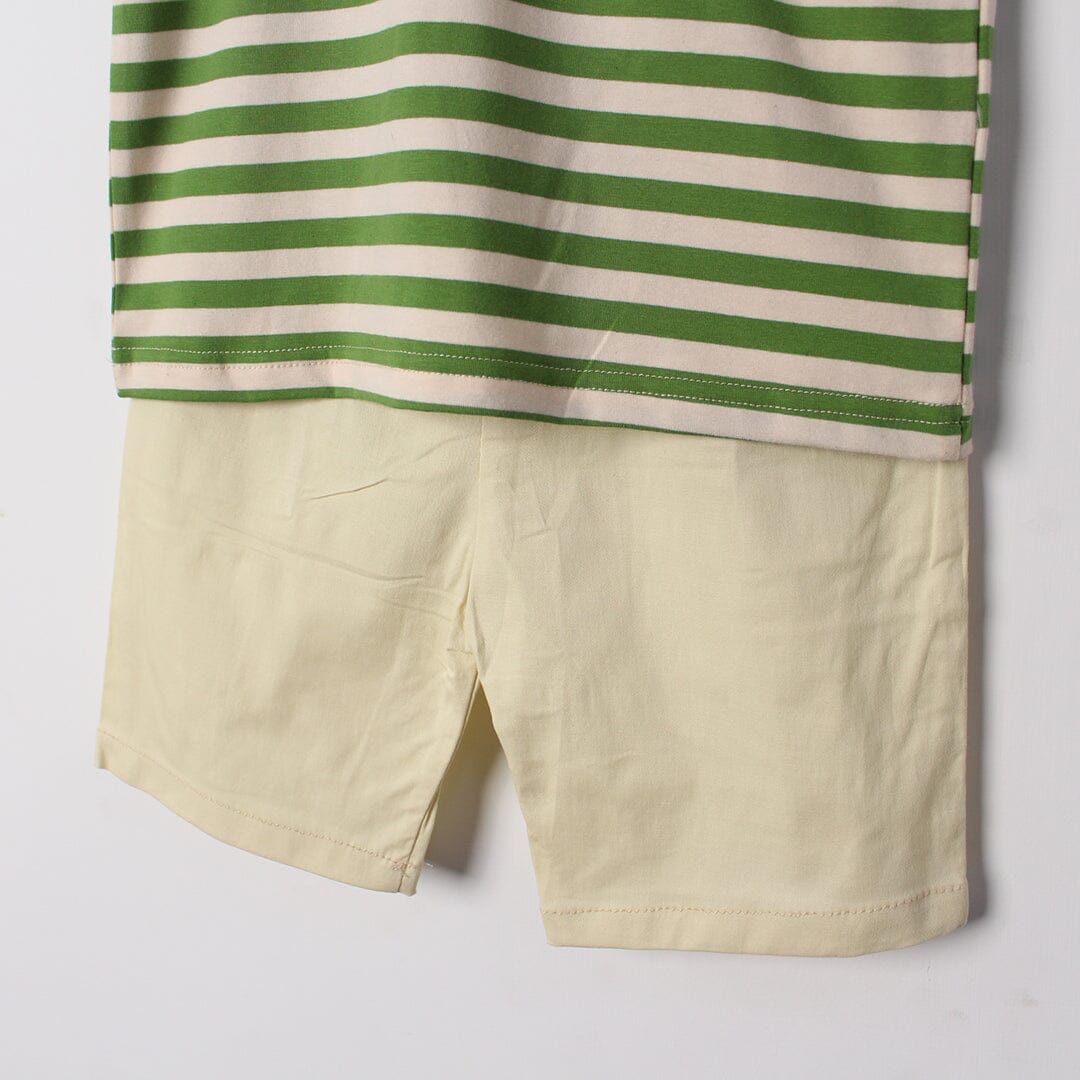 Kink Green Themed 2Pc Little Kids Dangri Set Dangri Set Iluvlittlepeople 