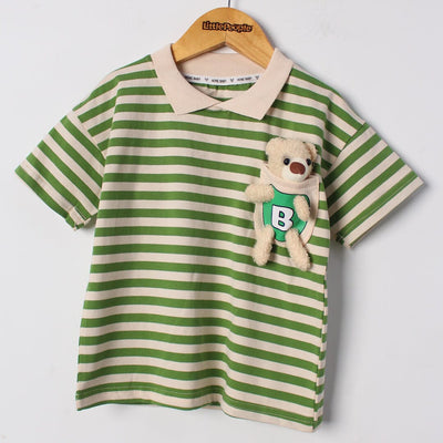 Kink Green Themed 2Pc Little Kids Dangri Set Dangri Set Iluvlittlepeople 