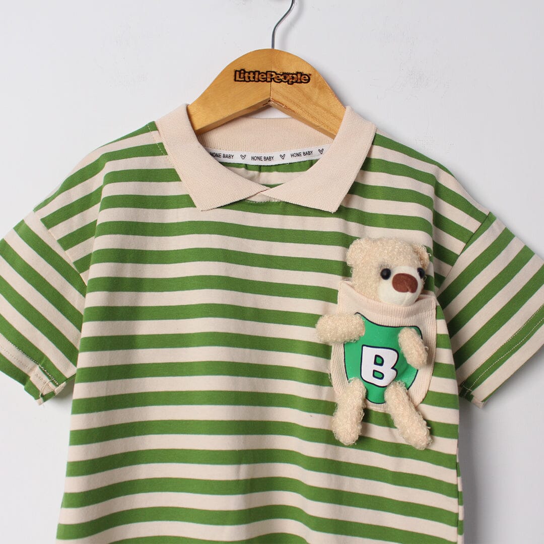 Kink Green Themed 2Pc Little Kids Dangri Set Dangri Set Iluvlittlepeople 