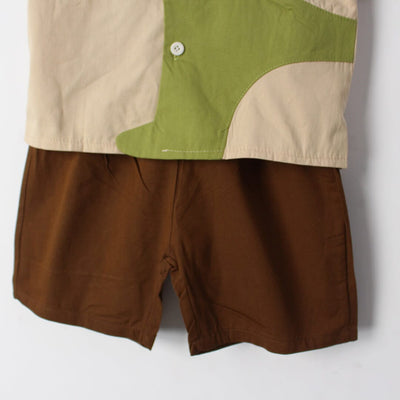Desire Beige Themed 2Pc Little Kids Dangri Set Dangri Set Iluvlittlepeople 