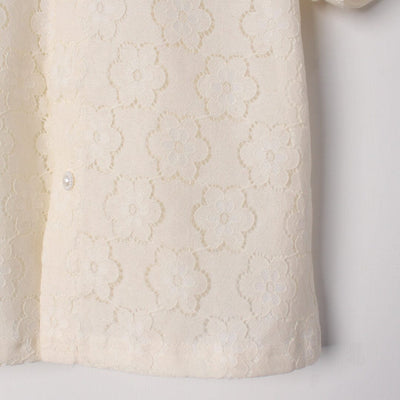 Modern Off White Themed 2Pc Little Girls Dangri Set Dangri Set Iluvlittlepeople 