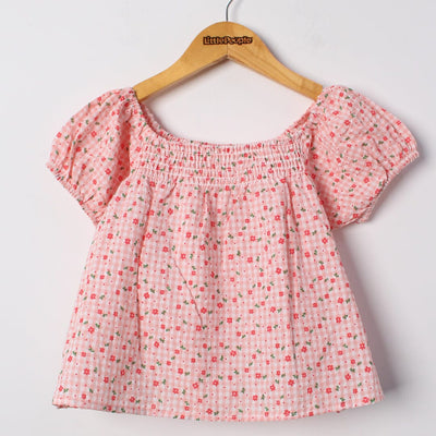 Kink Pink Themed 2Pc Little Girls Dangri Set Dangri Set Iluvlittlepeople 