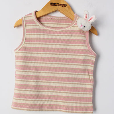 Stylish Pink Themed 2Pc Little Girls Dangri Set Dangri Set Iluvlittlepeople 