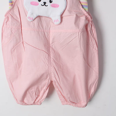 Sweet Pink Themed 2Pc Little Kids Dangri Set Dangri Set Iluvlittlepeople 