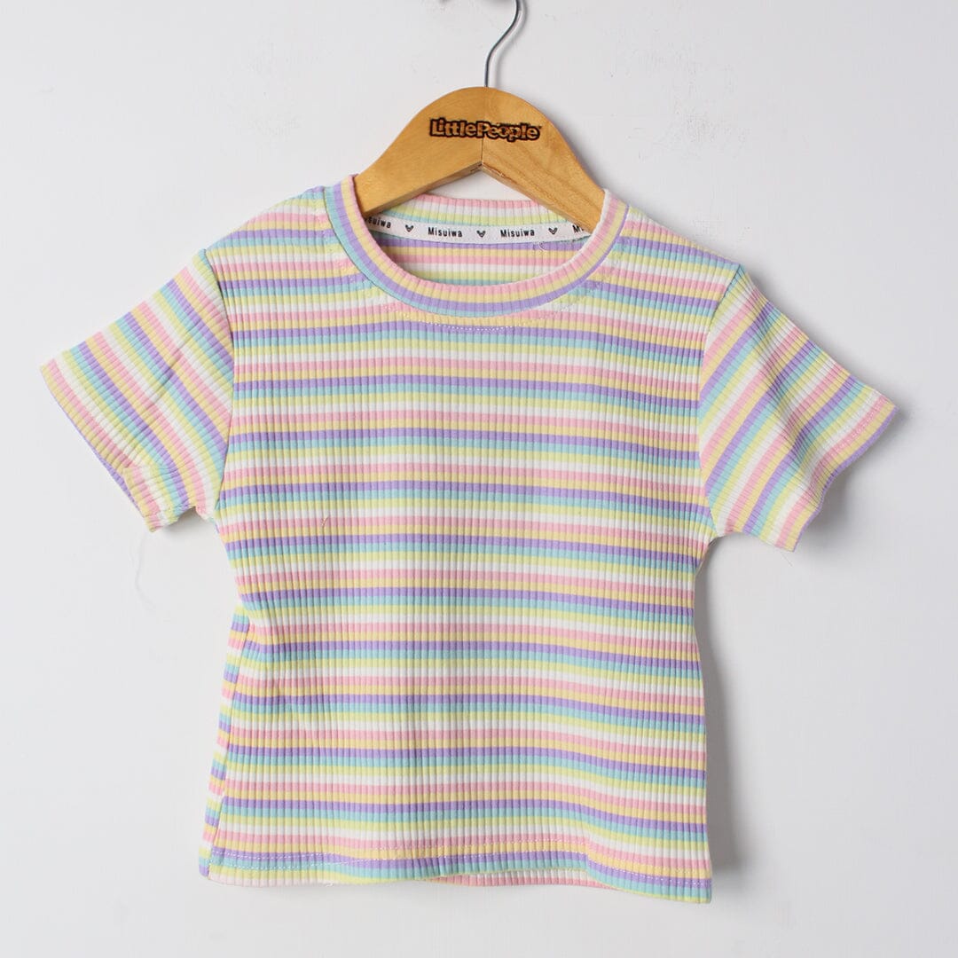 Sweet Pink Themed 2Pc Little Kids Dangri Set Dangri Set Iluvlittlepeople 