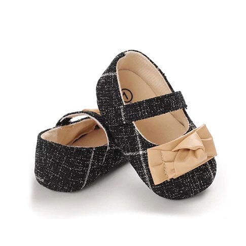 Baby Girl Plaid Bow Decor Flats Shoes Iluvlittlepeople 