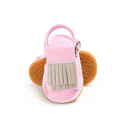 Baby Girl Stylish Crib Sandals Shoes Iluvlittlepeople 6-9 Month Baby Pink Leather