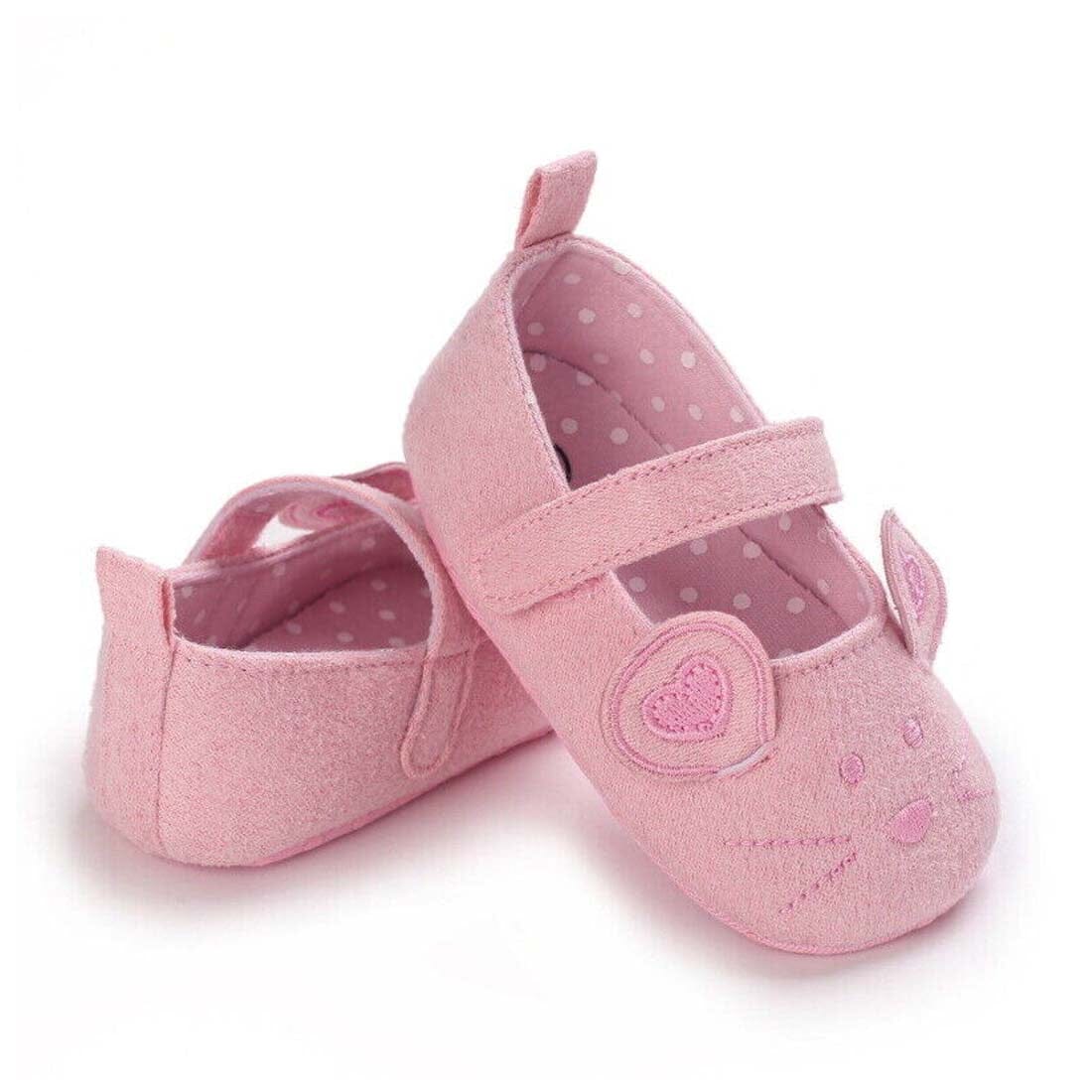 Baby Girl Cartoon Design Flats Shoes Iluvlittlepeople 12-18Month pink 