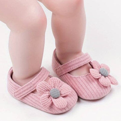 Cute Flower Comfortable Sneakers For Baby Girl Shoes Iluvlittlepeople 6-9 Months Pink 