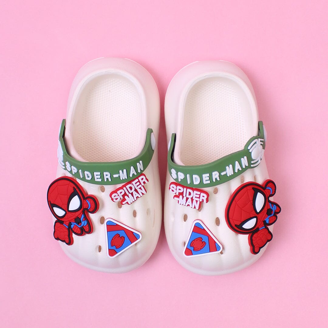 Off White Spider Man Crocs Crocs And Slides Iluvlittlepeople 18 Months Rubber Off White