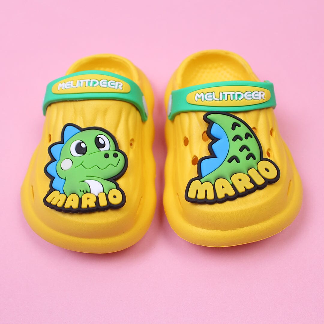 Cute Yellow Mario Dino Crocs Crocs And Slides Iluvlittlepeople 