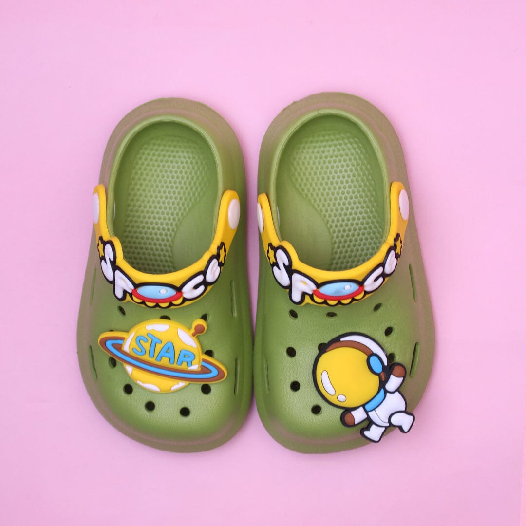 Dashing Mission Astronaut Crocs Crocs And Slides Iluvlittlepeople 24 Months Rubber Green