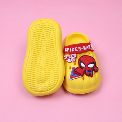 Blasting Yellow Spider Man Crocs Crocs And Slides Iluvlittlepeople 