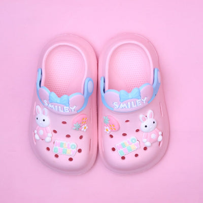 Cute Hello Bunny Kids Crocs Crocs And Slides Iluvlittlepeople 12 Months Rubber Pink