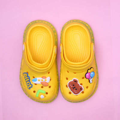 Dashing Yellow Pilot Kids Crocs Crocs And Slides Iluvlittlepeople 12 Months Rubber Yellow