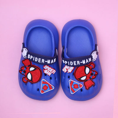 Attractive Blue Spider Man Kids Crocs Crocs And Slides Iluvlittlepeople 12 Months Rubber Blue