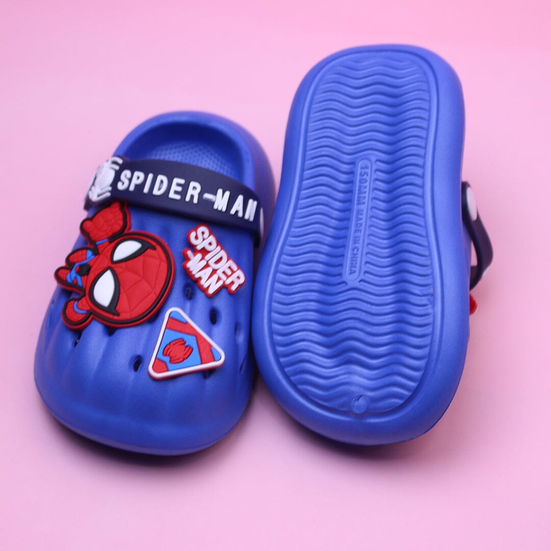 Attractive Blue Spider Man Kids Crocs Crocs And Slides Iluvlittlepeople 