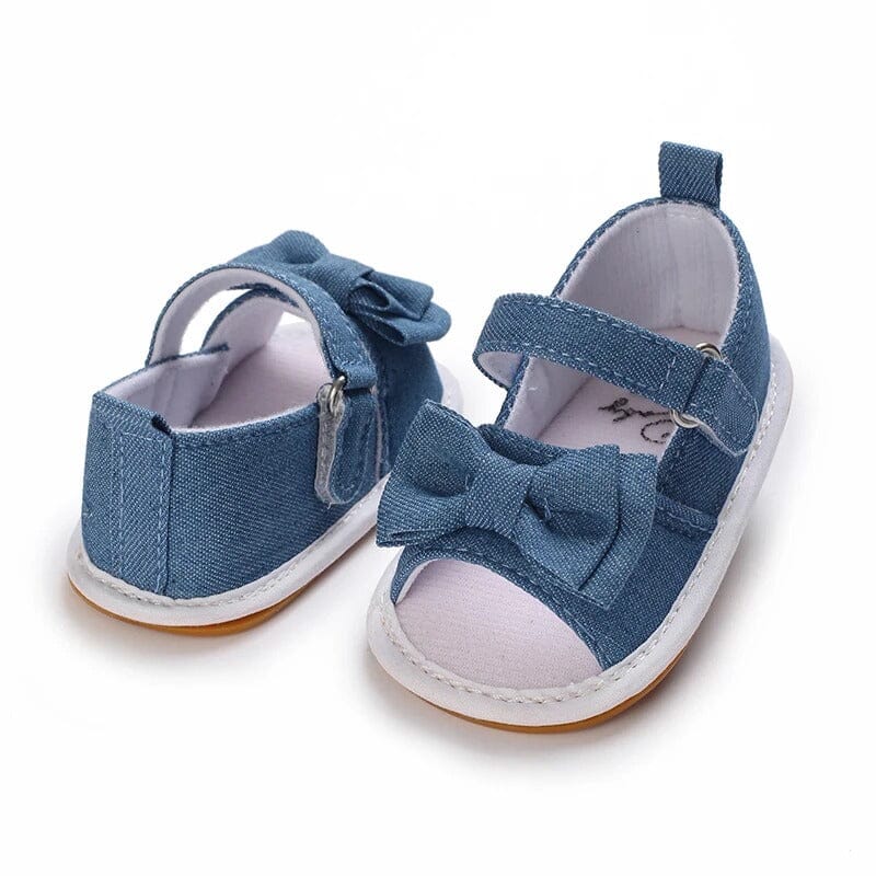 Stylish Blue Themed Baby Girl Shoes Shoes Iluvlittlepeople 