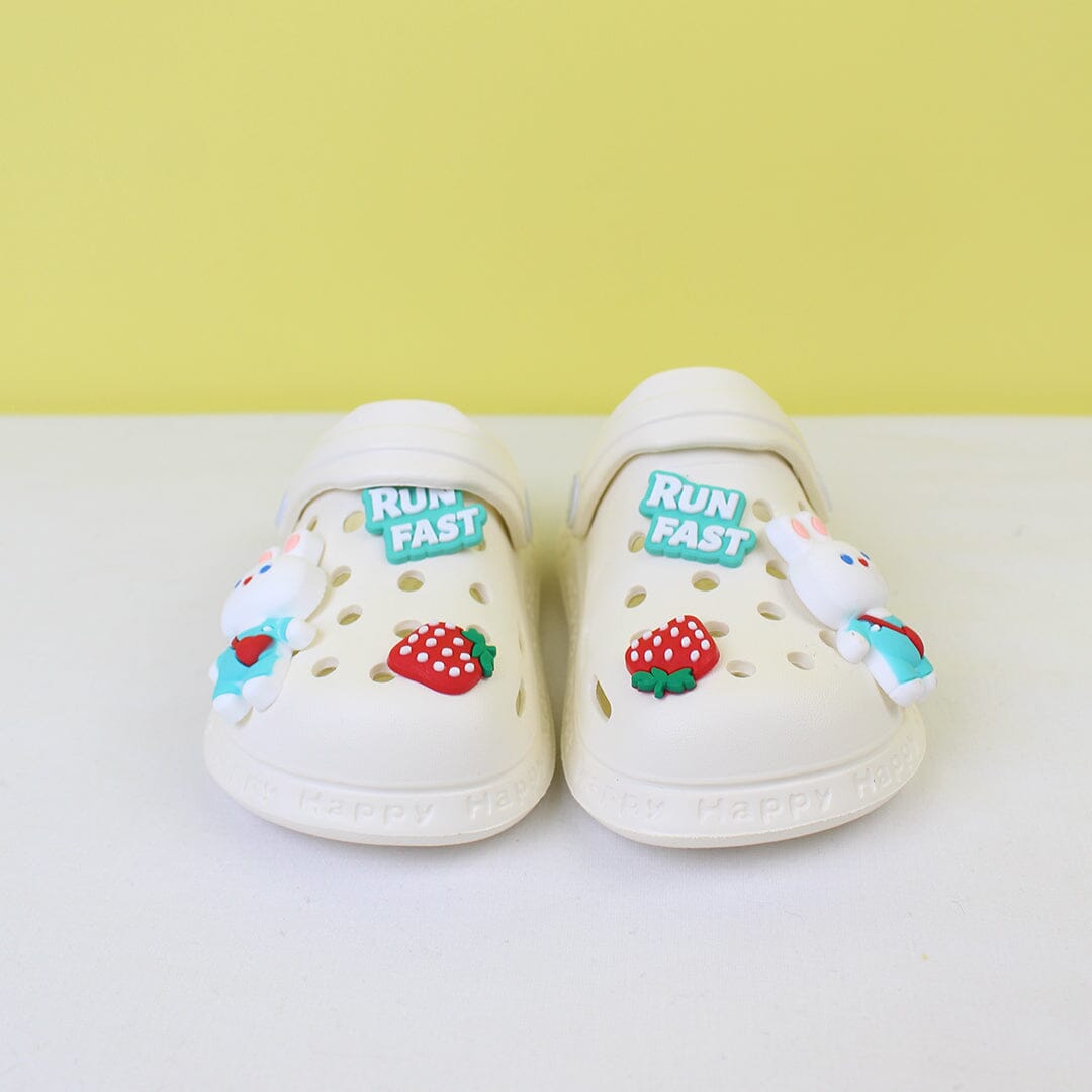 Attractive White Themed Kids Clogs Clogs Iluvlittlepeople 