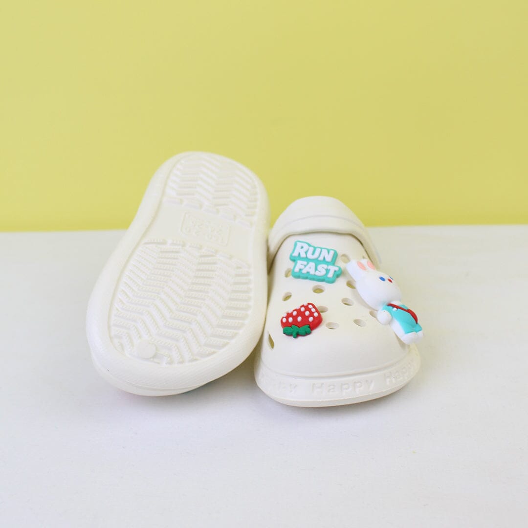 Attractive White Themed Kids Clogs Clogs Iluvlittlepeople 