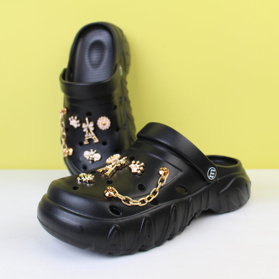 Attractive Black Themed Clogs Clogs Iluvlittlepeople 