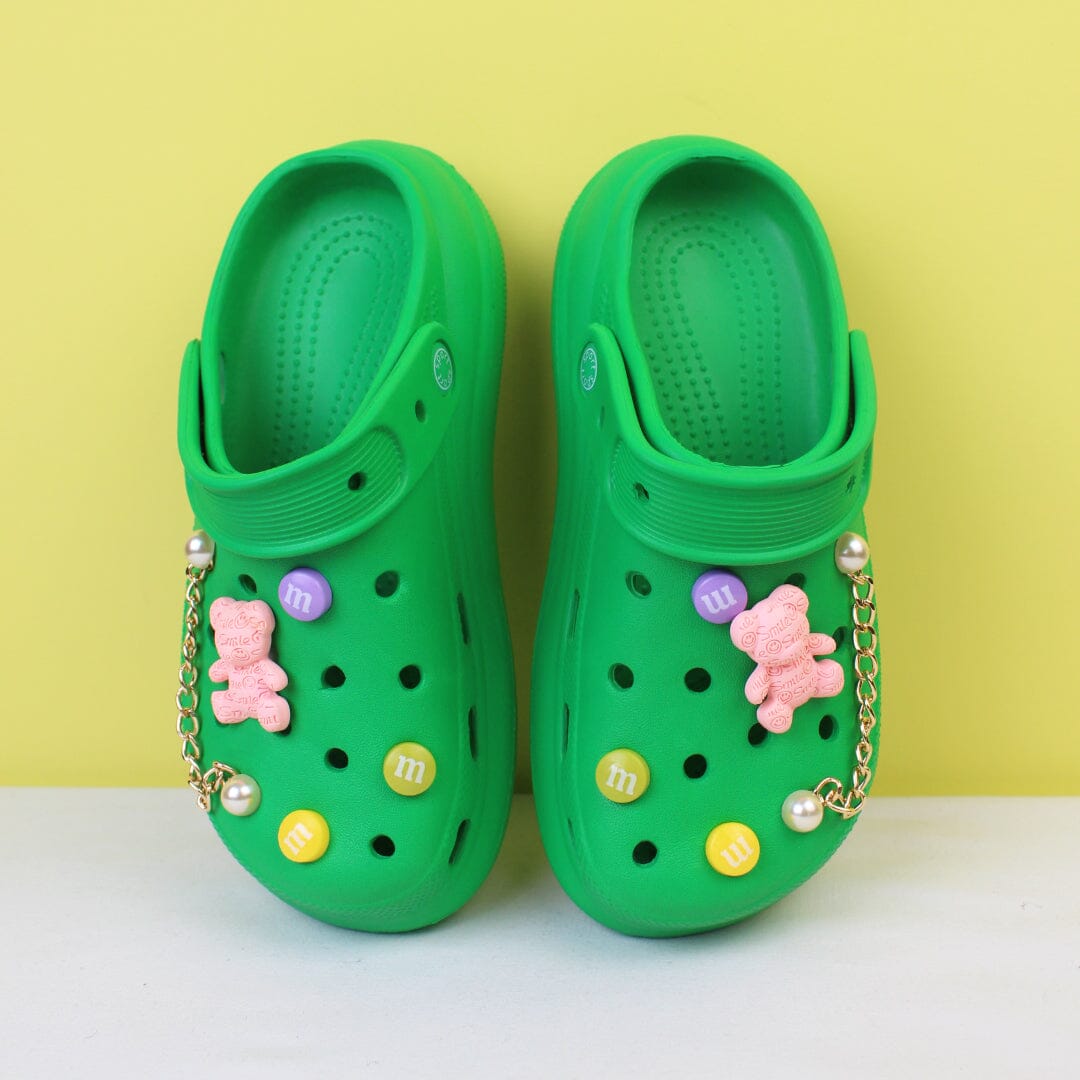 Attractive Green Themed Clogs Clogs Iluvlittlepeople 35-36 Rubber Green