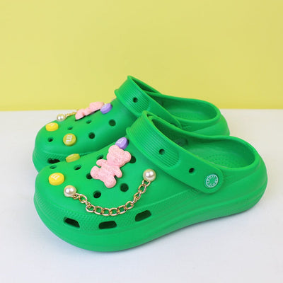Attractive Green Themed Clogs Clogs Iluvlittlepeople 