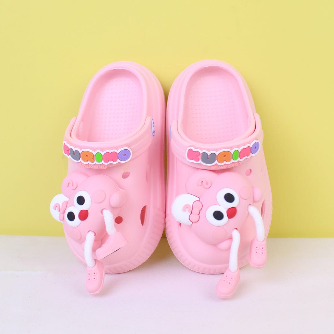 Attractive Pink Themed Kids Clogs Clogs Iluvlittlepeople 25-26 Rubber Pink