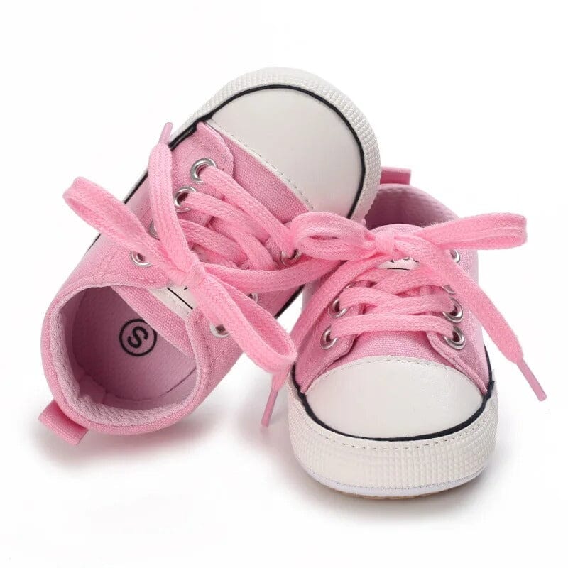 Stylish Pink Themed Baby Girl Sneakers Sneaker Iluvlittlepeople 