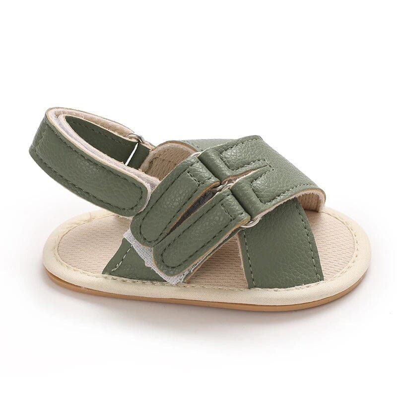 Attractive Green Themed Baby Boy Sandals Sandals Iluvlittlepeople 