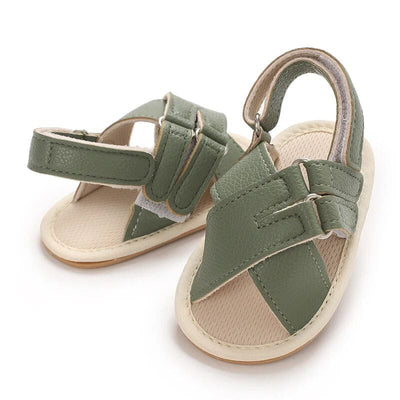 Attractive Green Themed Baby Boy Sandals Sandals Iluvlittlepeople 