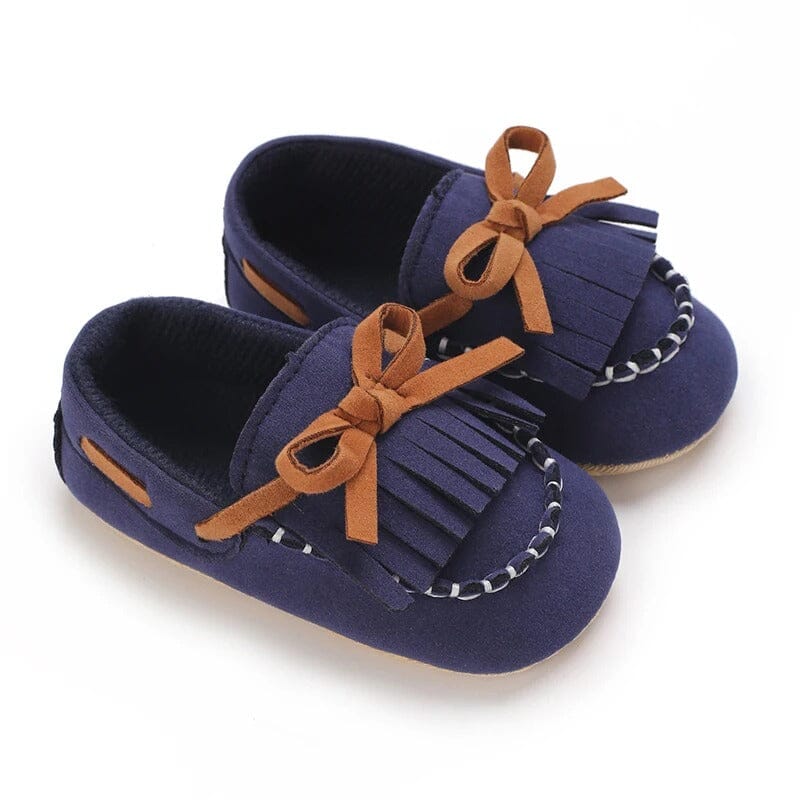 Attractive Blue Themed Baby Boy Shoes Shoes Iluvlittlepeople 6-9 Months Blue 