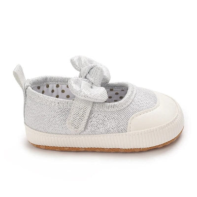 Stylish Silver Themed Baby Girl Shoes Shoes Iluvlittlepeople 