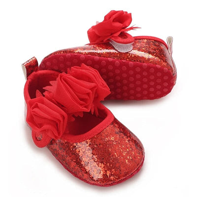 Stylish Red Themed Baby Girl Shoes Shoes Iluvlittlepeople 