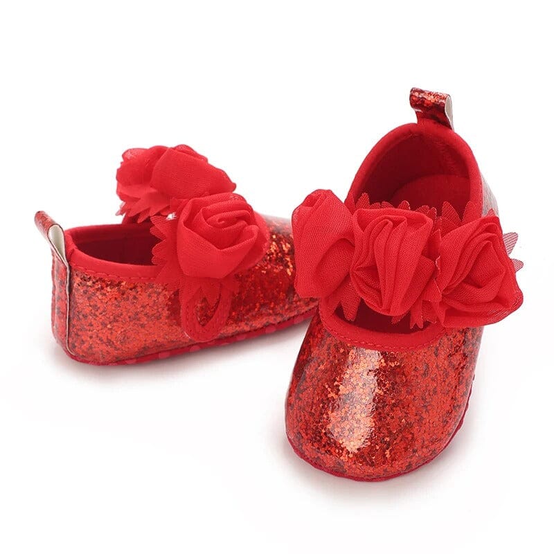 Stylish Red Themed Baby Girl Shoes Shoes Iluvlittlepeople 