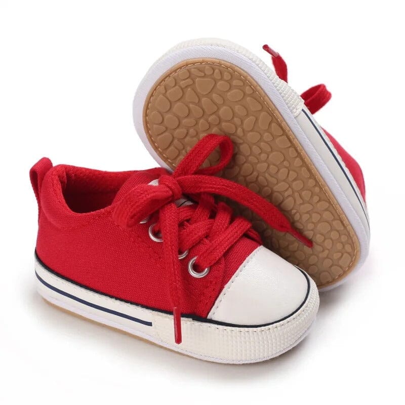 Attractive Red Themed Baby Boy Sneakers Sneakers Iluvlittlepeople 