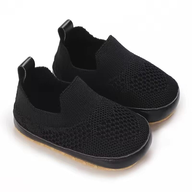 Attractive Black Themed Baby Boy Shoes Shoes Iluvlittlepeople 6-9 Months Black 