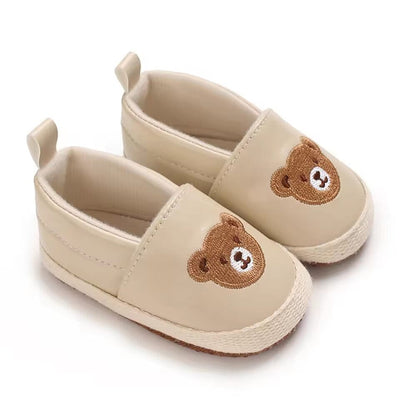 Attractive Beige Themed Baby Boy Shoes Shoes Iluvlittlepeople 6-9 Months Beige 