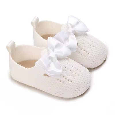 Stylish White Themed Baby Girl Shoes Shoes Iluvlittlepeople 6-9 Months White 