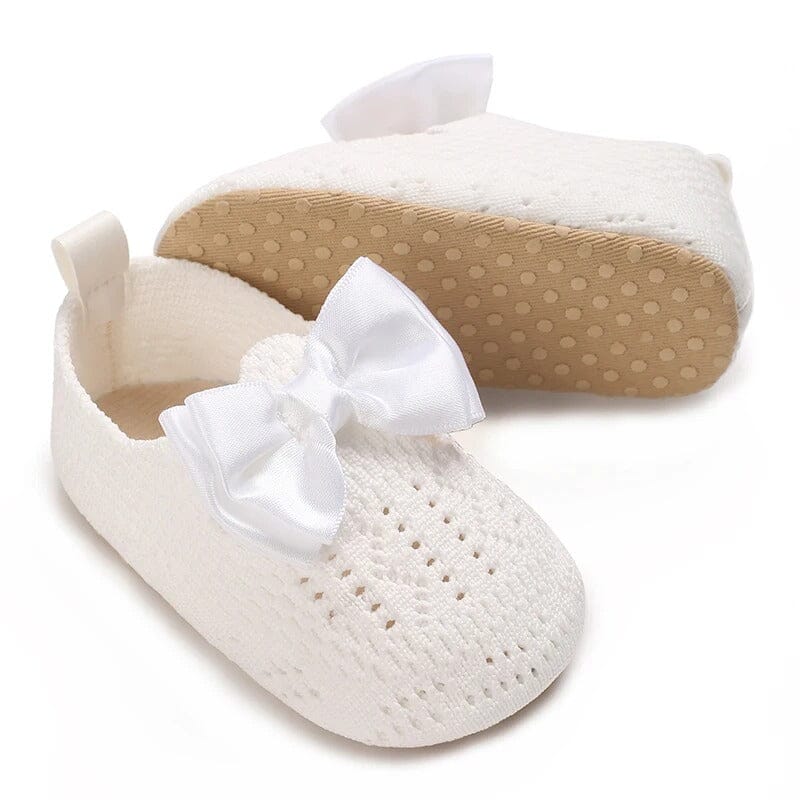 Stylish White Themed Baby Girl Shoes Shoes Iluvlittlepeople 