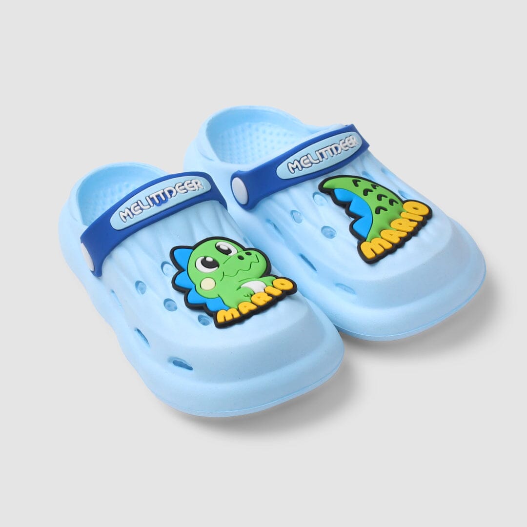 Stylish & Trendy Aqua Themed Kids Clogs Clogs Iluvlittlepeople 19N Rubber Aqua