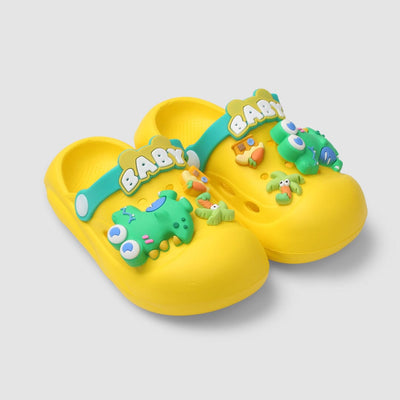 Yellow Trendy Themed Kids Clogs Clogs Iluvlittlepeople 20N Rubber Yellow