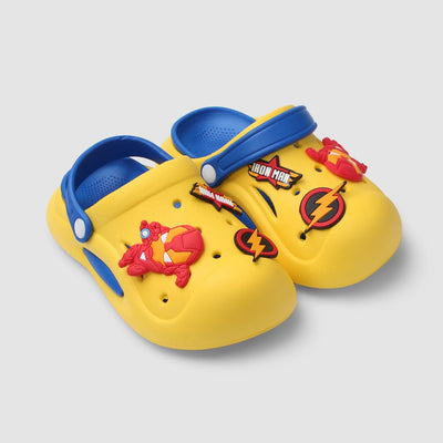 Yellow Trendy Themed Kids Clogs Clogs Iluvlittlepeople 19N Rubber Yellow