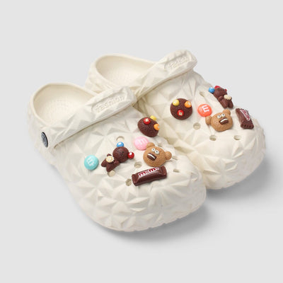 Trendy Off White Themed Clogs Clogs Iluvlittlepeople 37N Rubber Off White