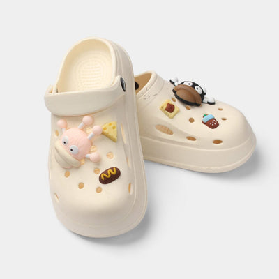 Stylish Off White Themed Clogs Clogs Iluvlittlepeople 