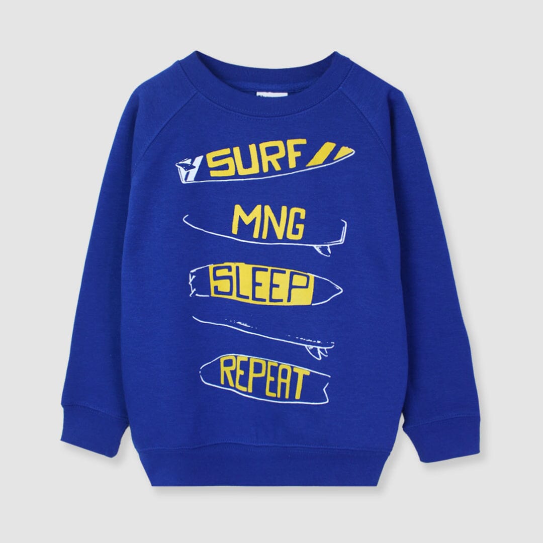 Attractive Blue Themed Sweat Shirt For Boys Sweatshirt Iluvlittlepeople 2-3 Years Blue Winter