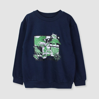 Attractive Blue Themed Sweat Shirt For Boys Sweatshirt Iluvlittlepeople 2-3 Years Blue Winter