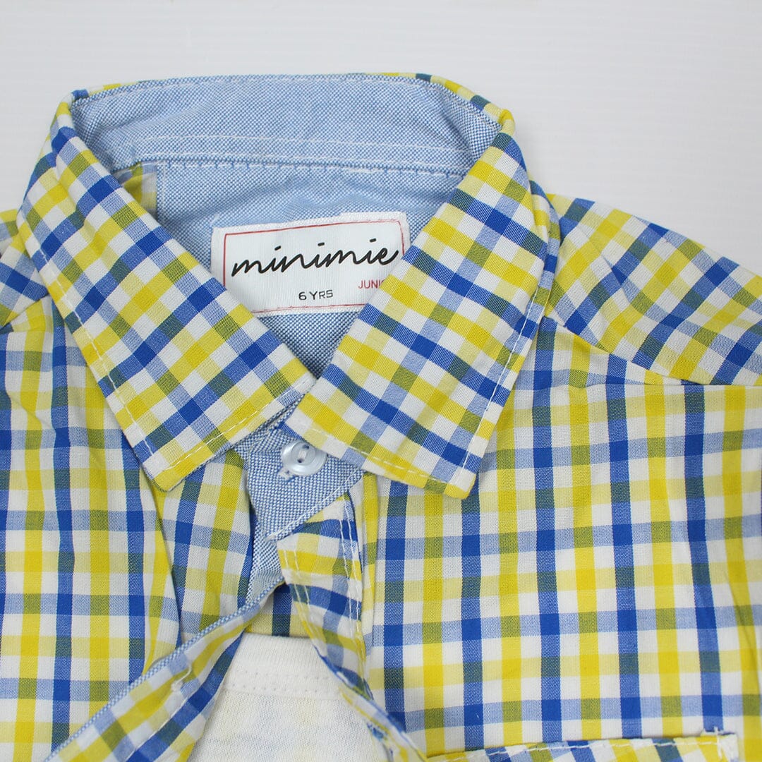 Decent Style Yellow Themed Boys Casual Shirt Casual Shirt Iluvlittlepeople 