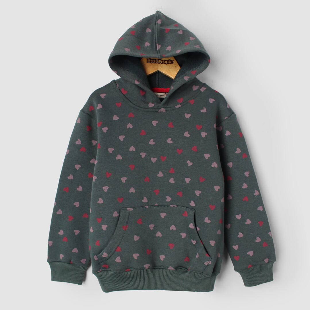 Desire Green Themed Kids Hoodie Hoodie Iluvlittlepeople 6-9 Months Green Winter